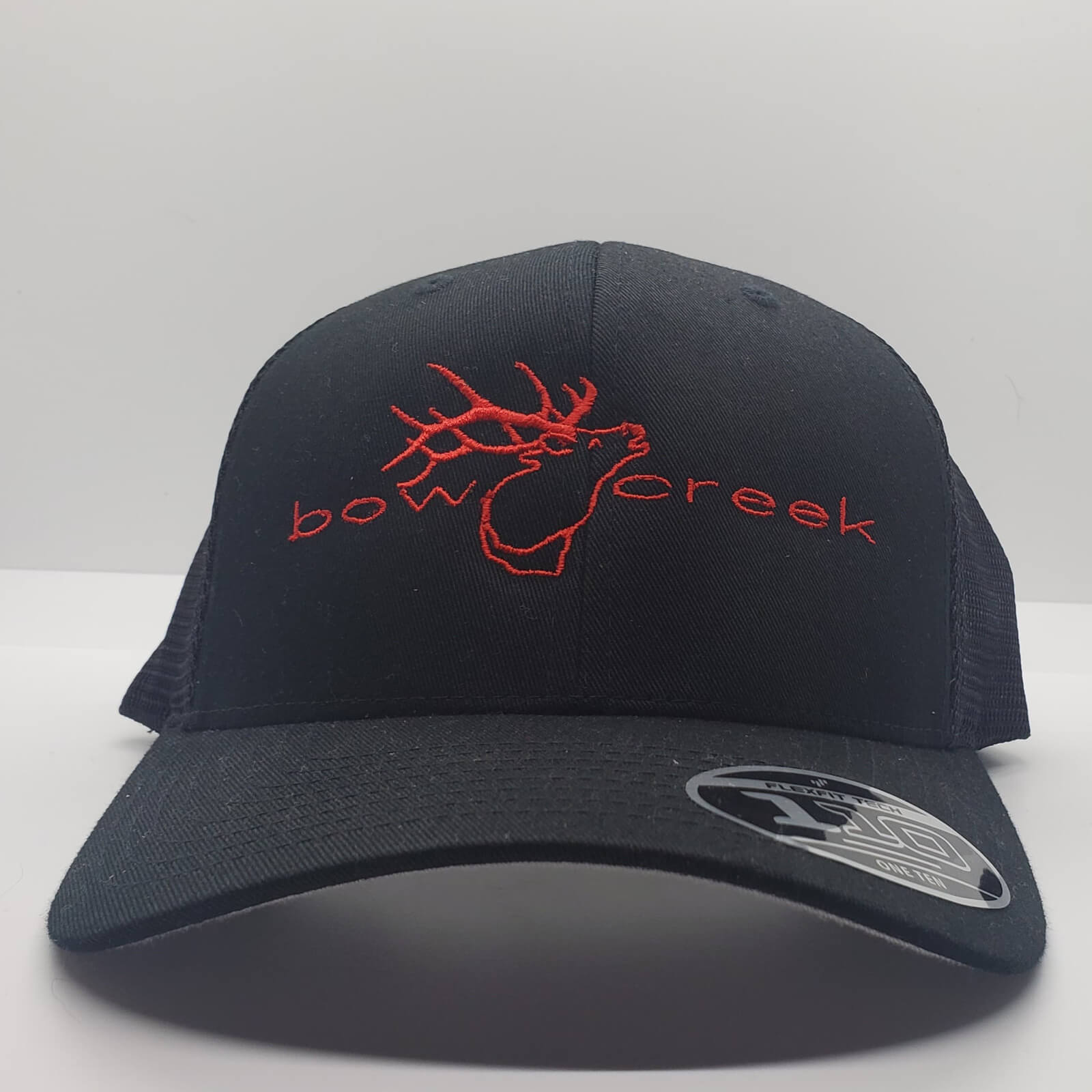 Flexfit 110 Snapback Bow Logo Black - - Creek Creek Hat Elk Bow Outdoors